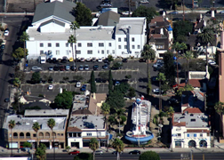 Helicopter views of Crossroads of the World